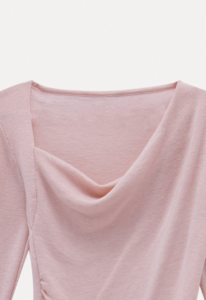 Women’s Draped Long-Sleeve Top