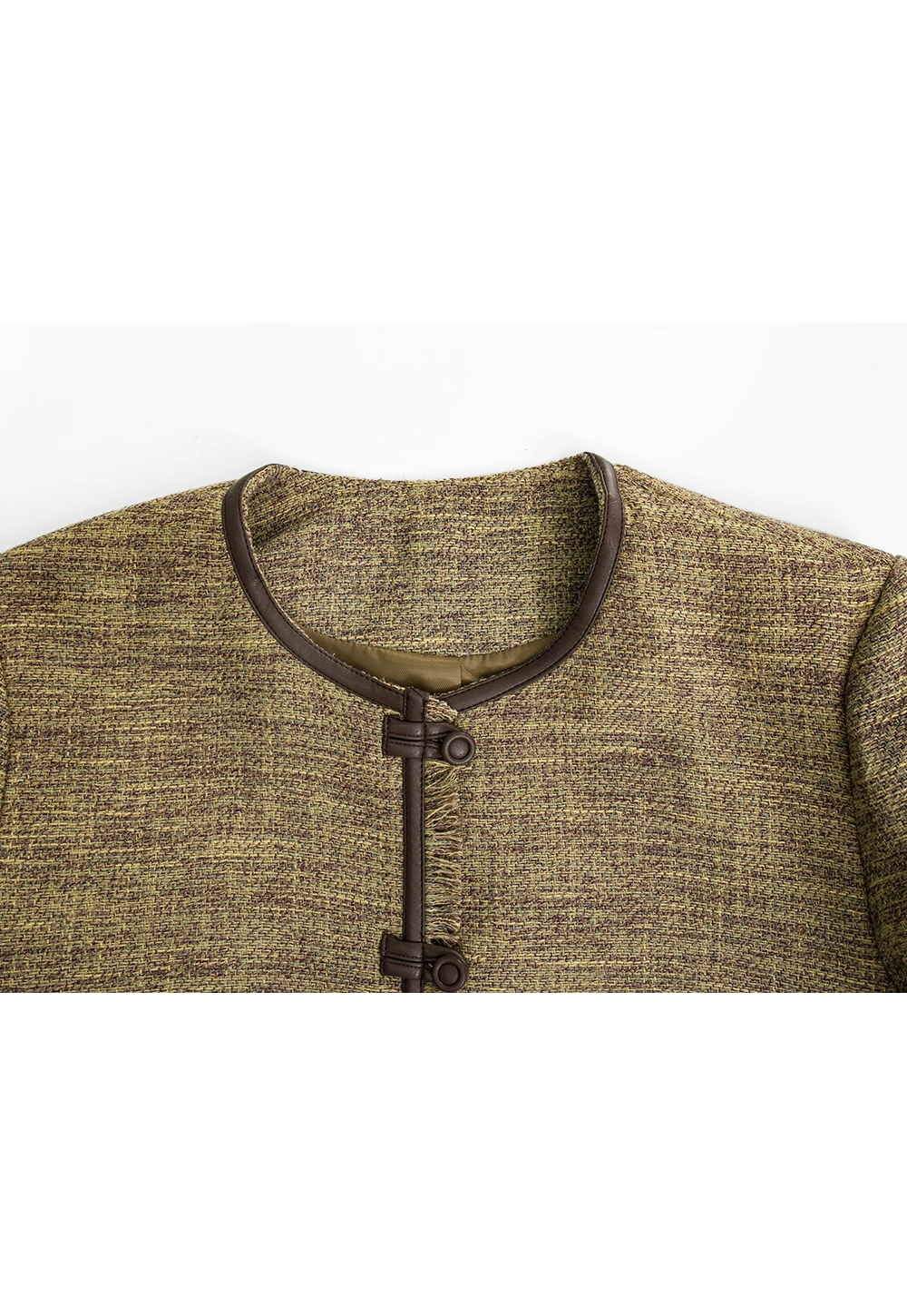 women's Classic Textured Tweed Jacket