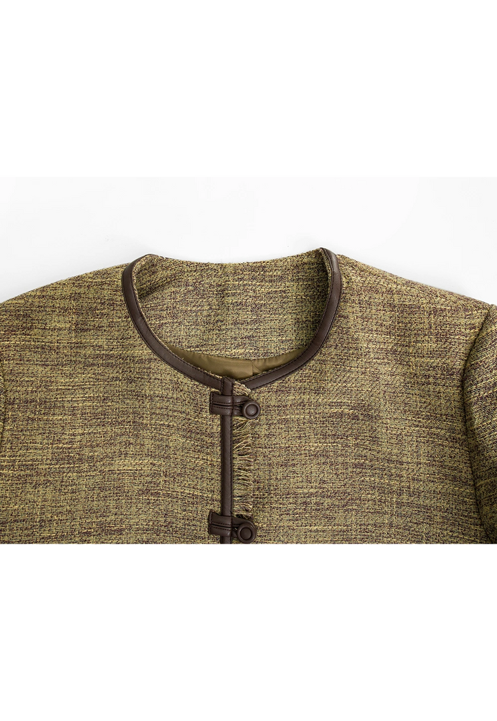 women's Classic Textured Tweed Jacket