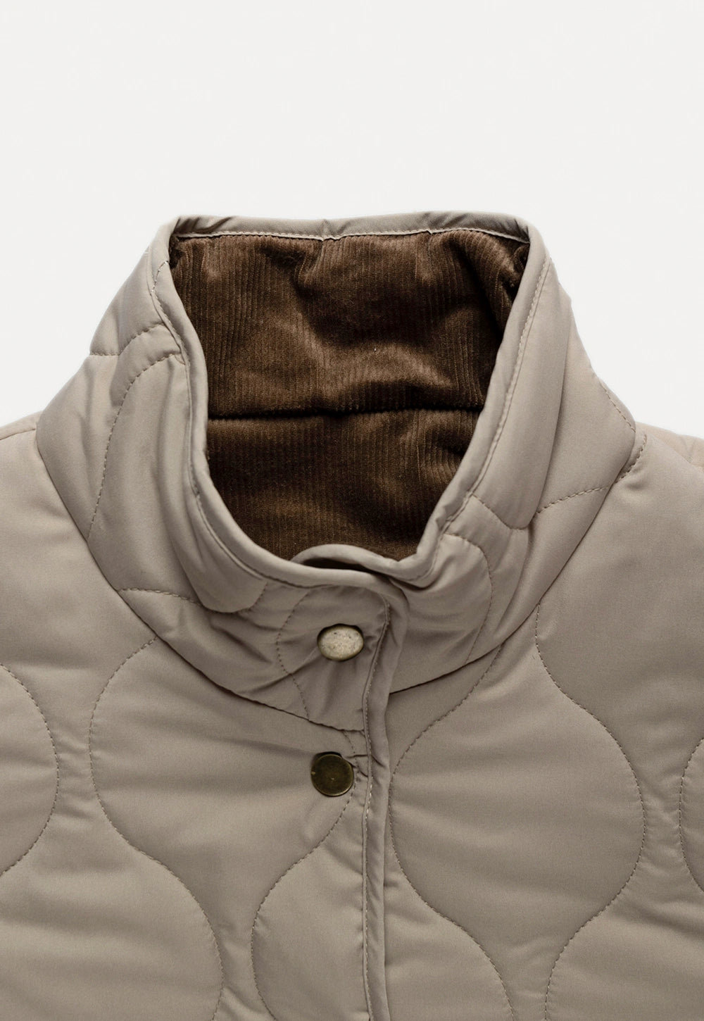 eversible Stand Collar Puffer Jacket