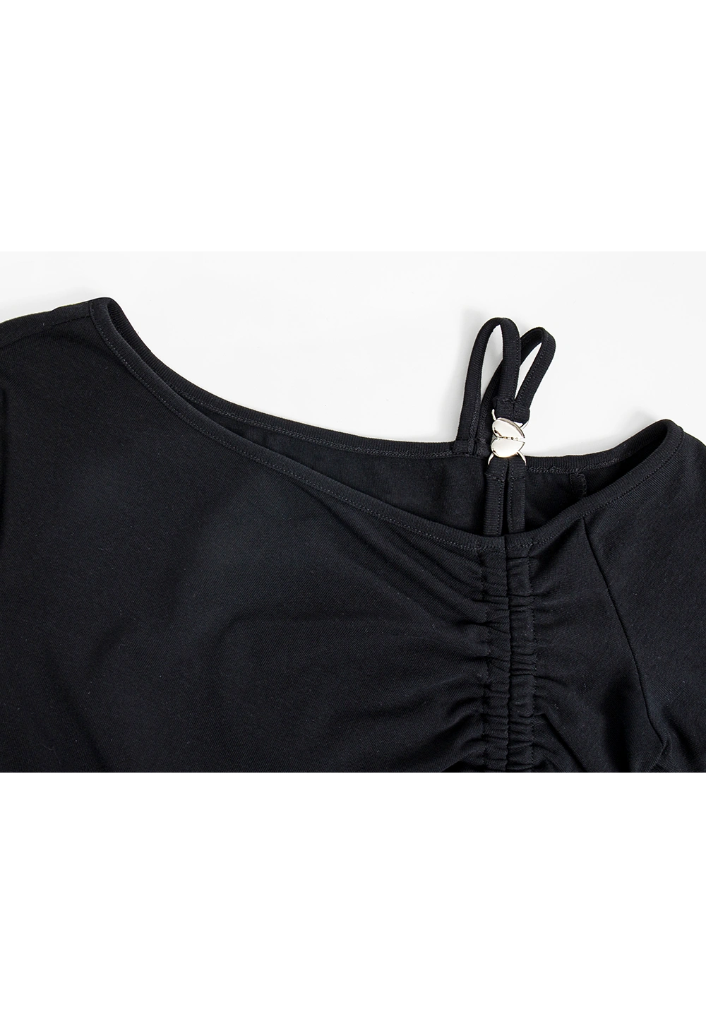 Women's Asymmetrical Ruched Top