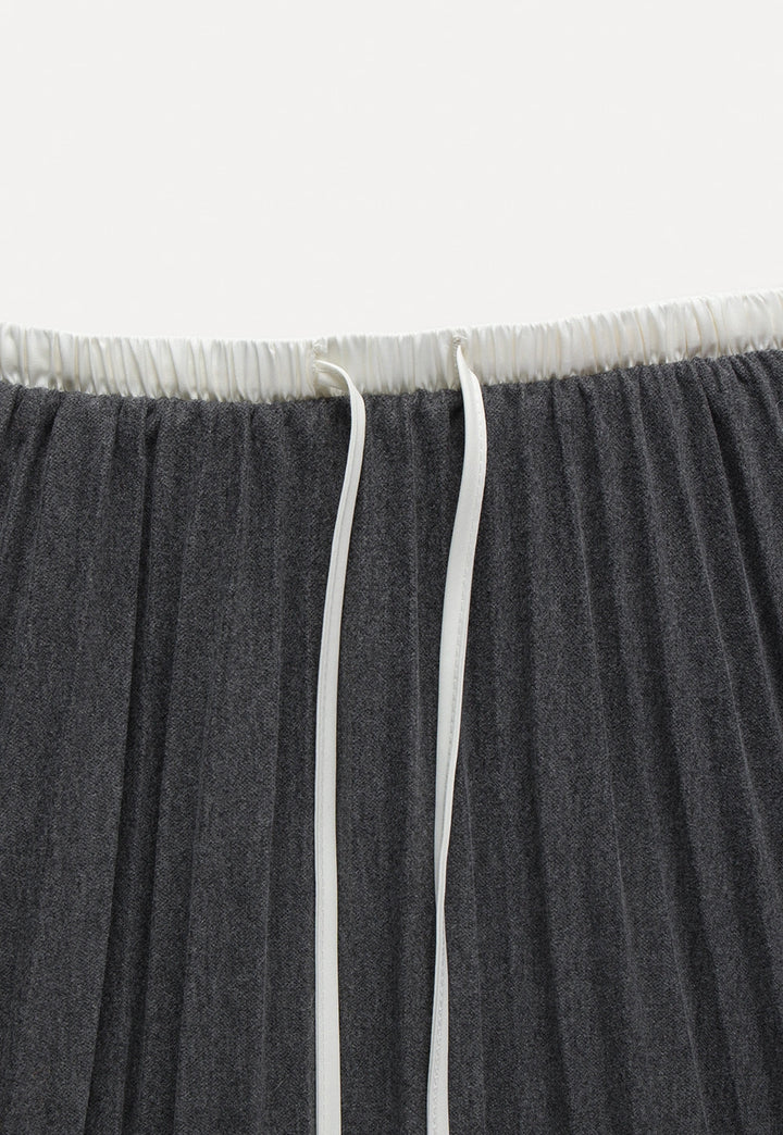 Women's Pleated Umbrella Skirt