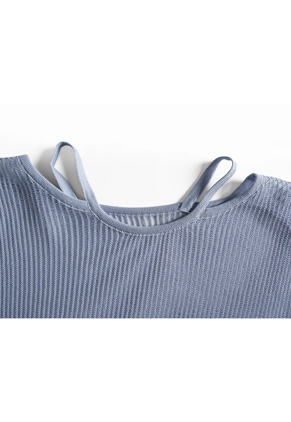 Langärmeliger Sonnenschutz-Strickpullover für Damen