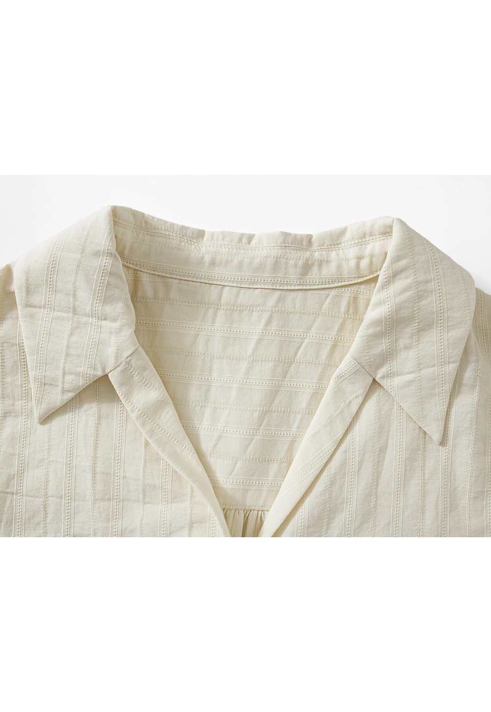 Women's Short-Sleeve Button-Down Blouse