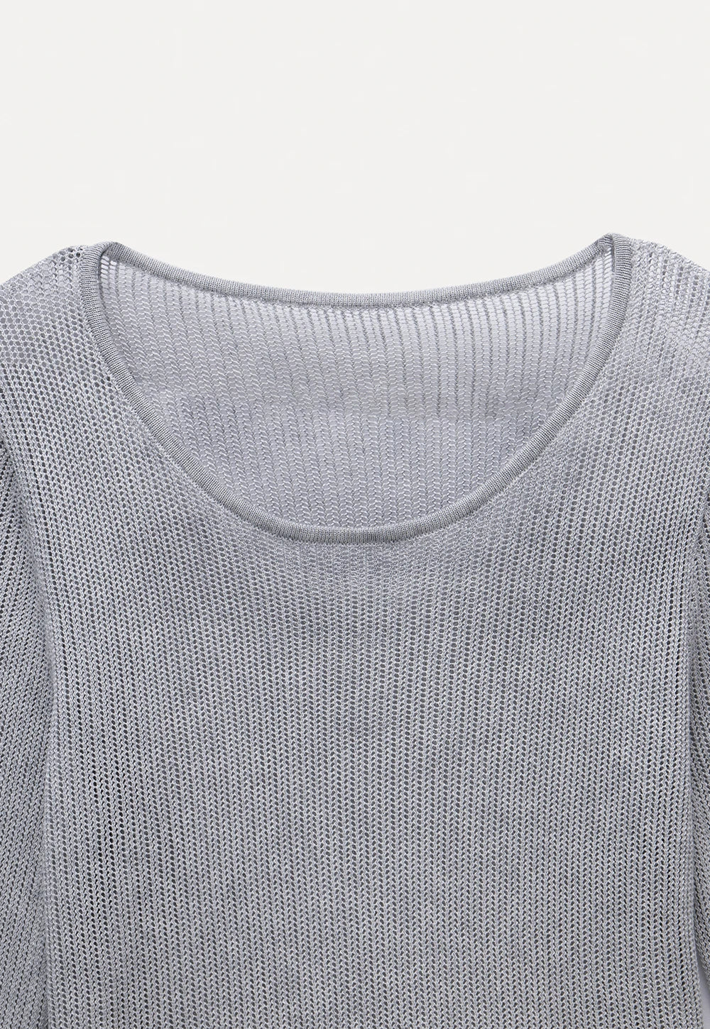 Elegant Ribbed Knit Top with Waist Tie Detail