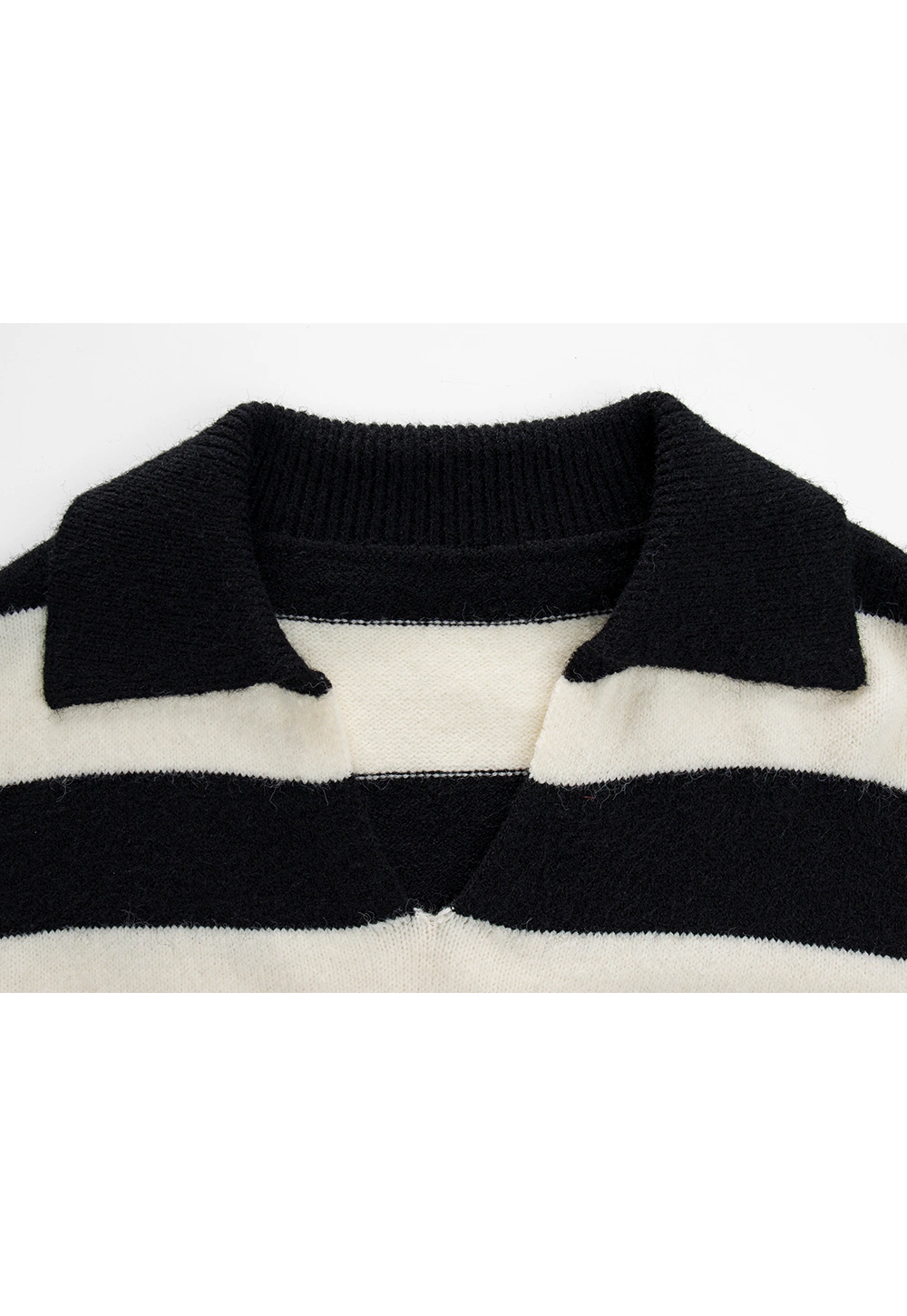 Striped V-Neck Sweater