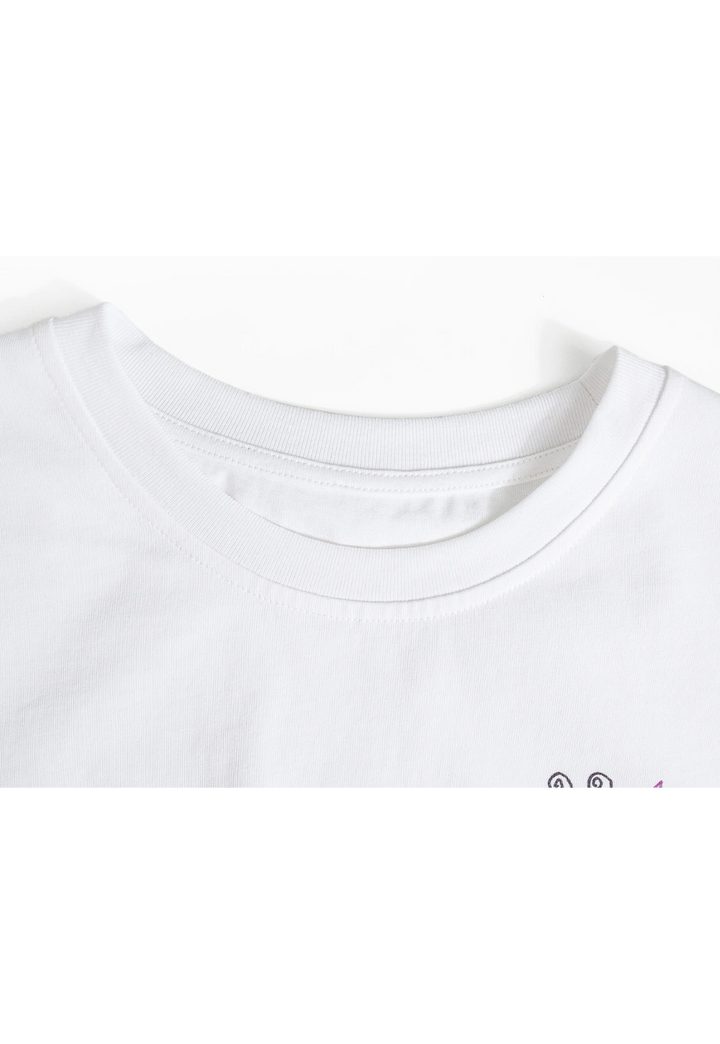 T-shirt con stampa giocosa da donna