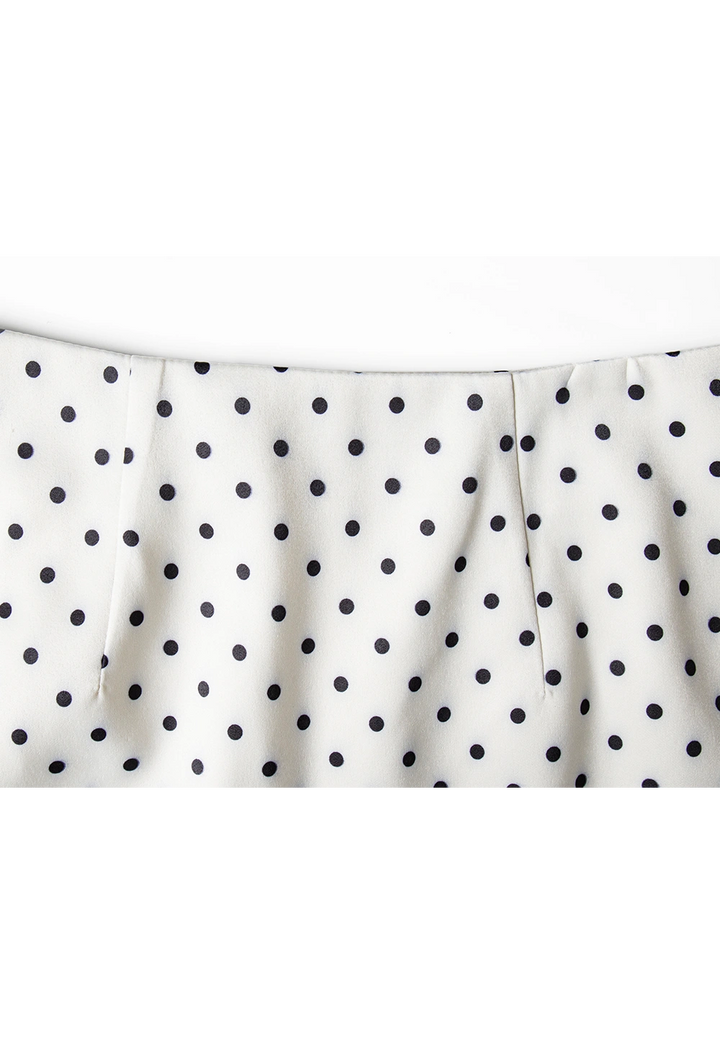 Women's Polka Dot Mini Skirt