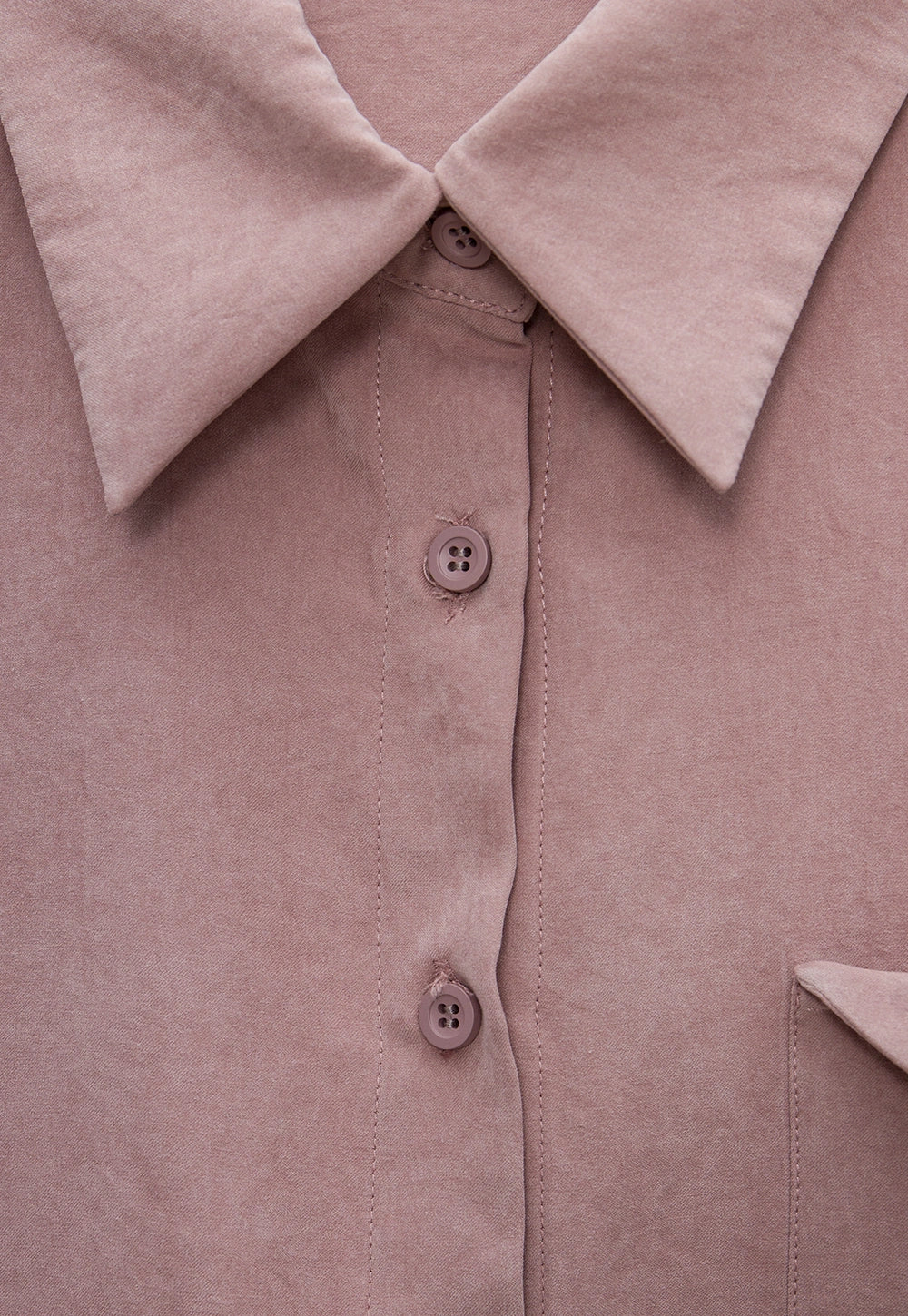 Women's Button-Up Shirt with Pocket Detail