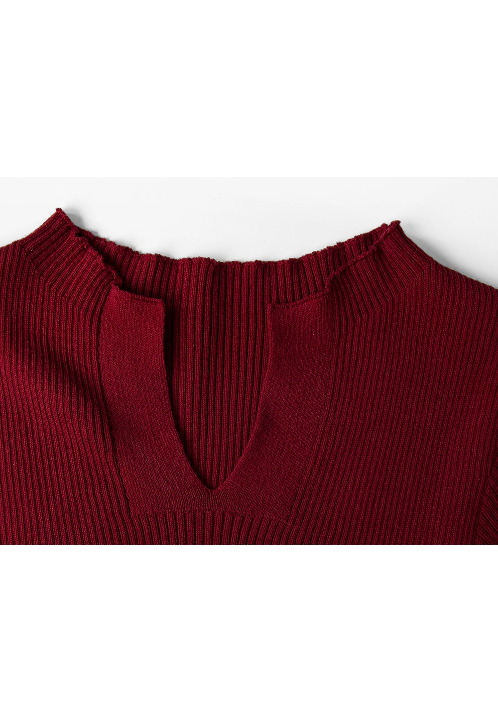 Women's V-Neck Knit Top