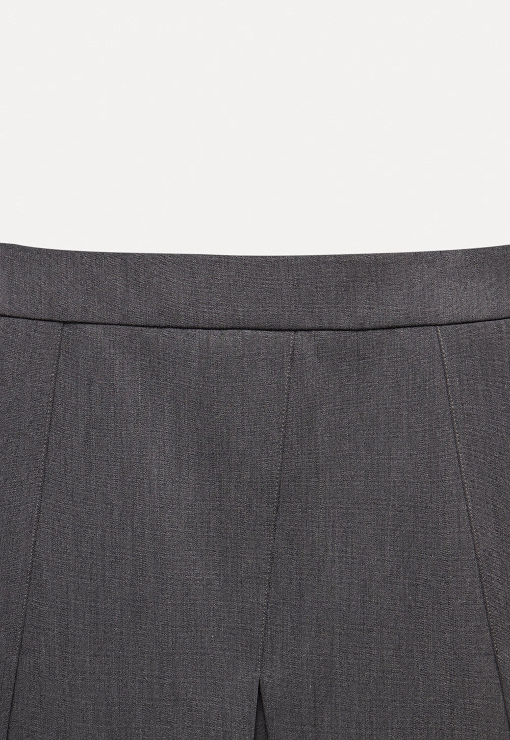 High-Waist Pleated Midi Skirt