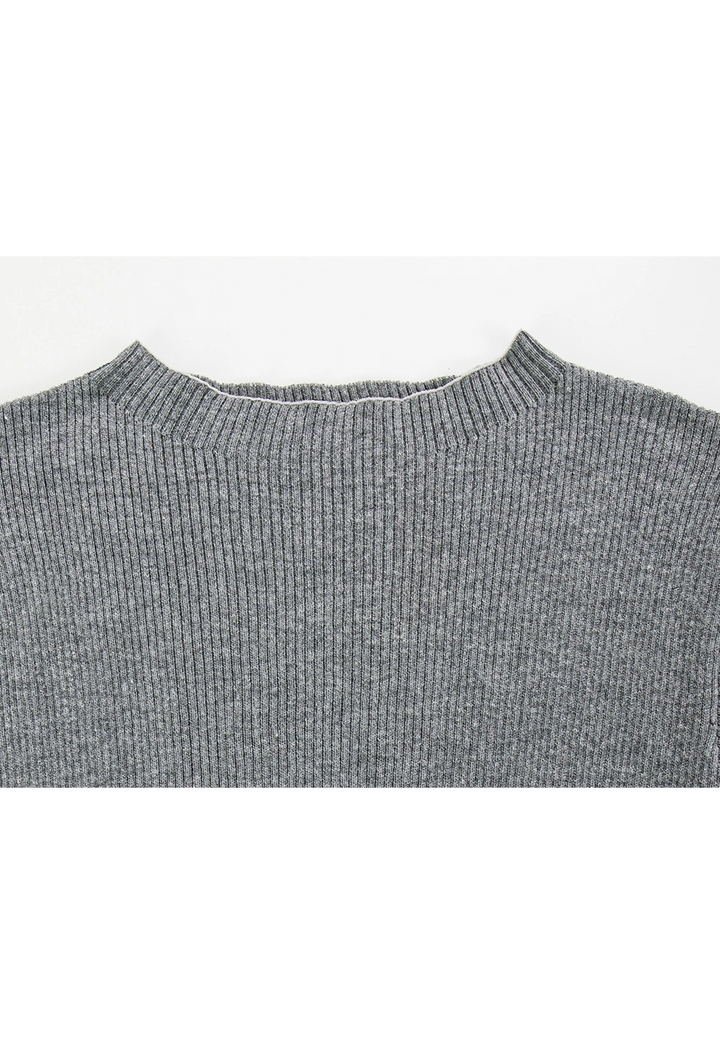 Women's Ribbed Knit Cap Sleeve Top