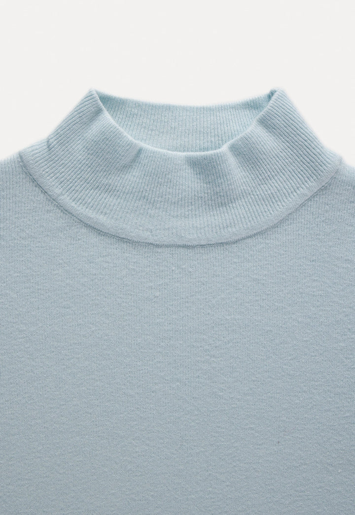 Women's Mock Neck Knit Top