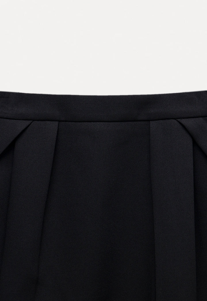 Classic Pleated Mini Skirt