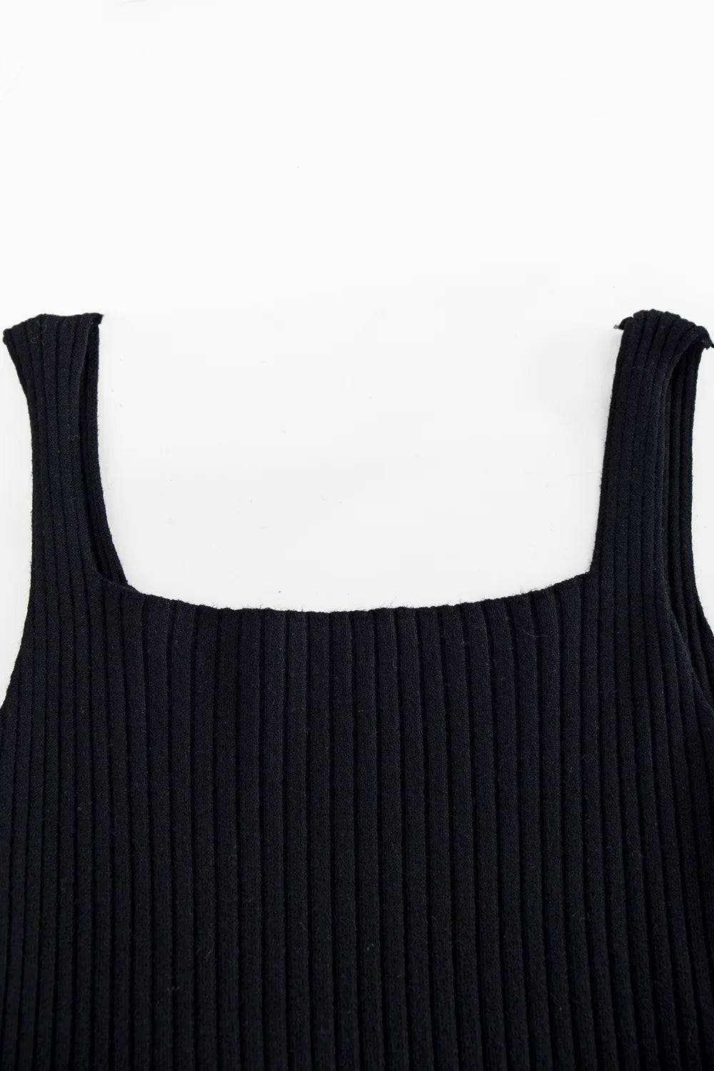 Textured Knit Tank Top, Simple Fashionable Design