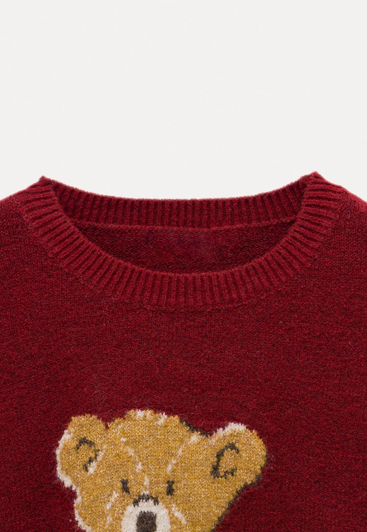 Women's Teddy Bear Graphic  Sweater