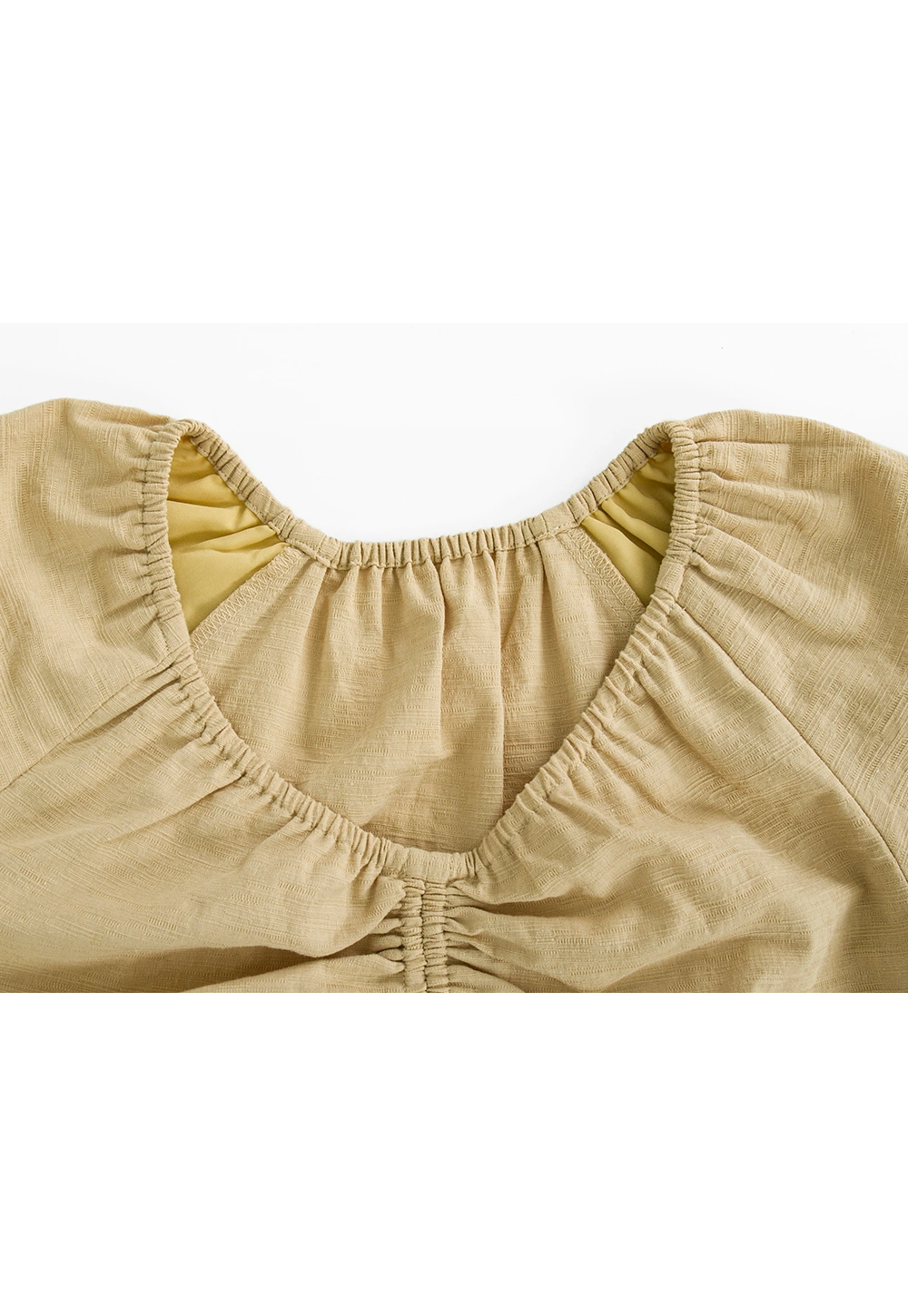 Women's Ruched Drawstring Blouse