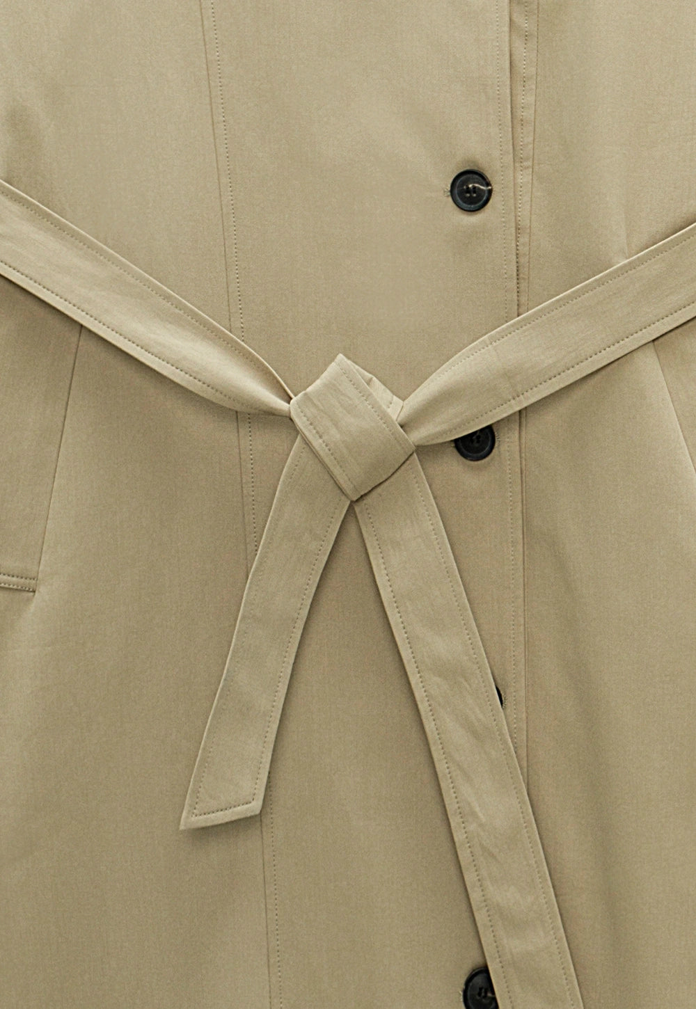 Classic Trench Coat with Belt