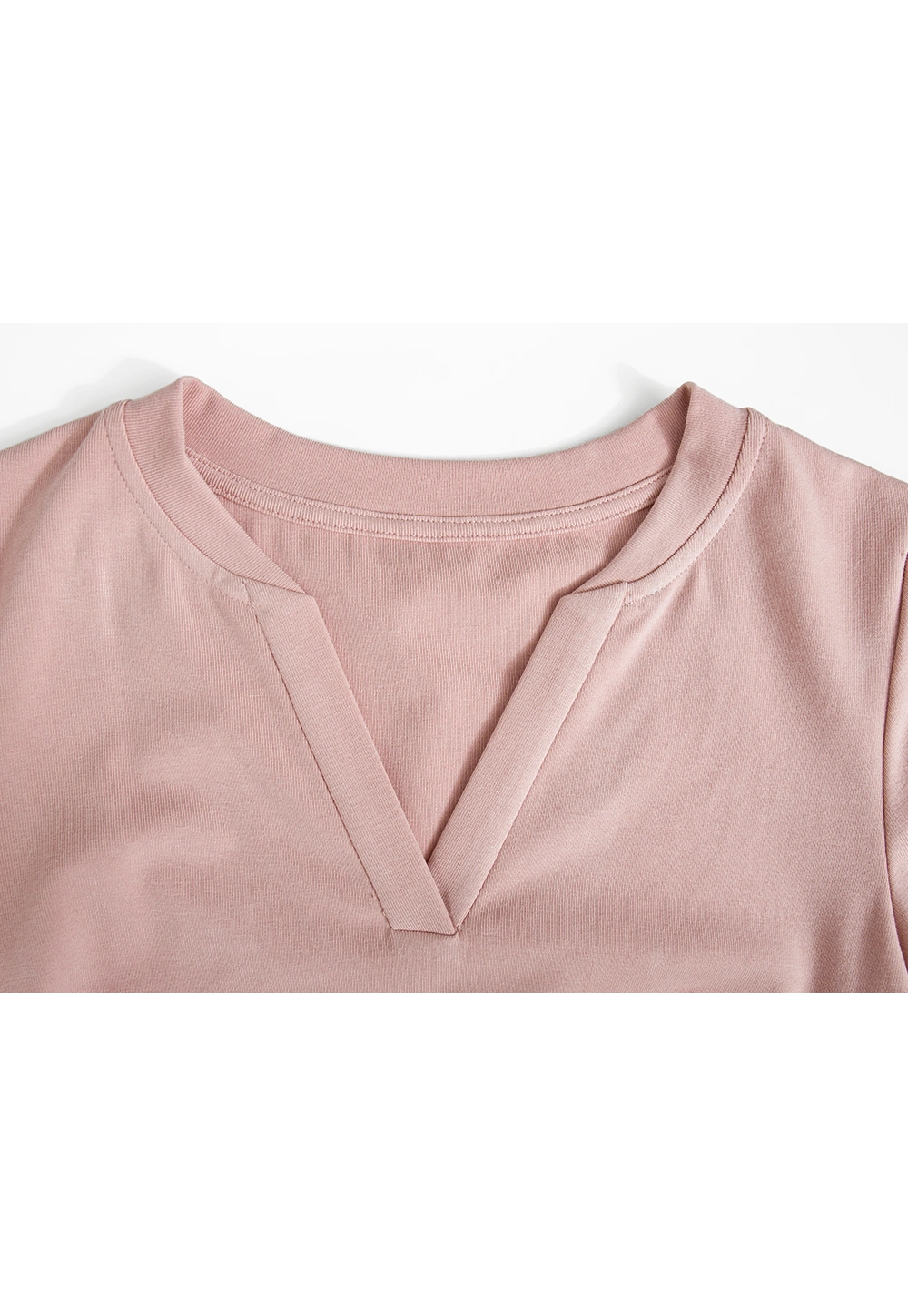 Women's V-Neck Ruched Top