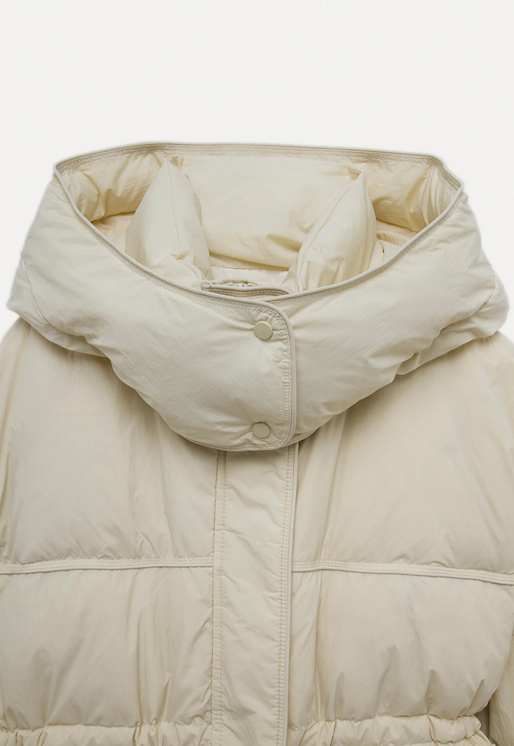 Women's Oversized Puffer Jacket with Hood