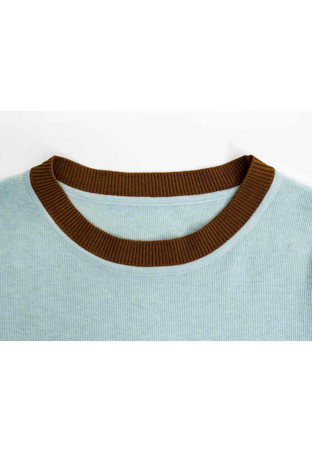 Women's Contrast Trim Knit Sweater