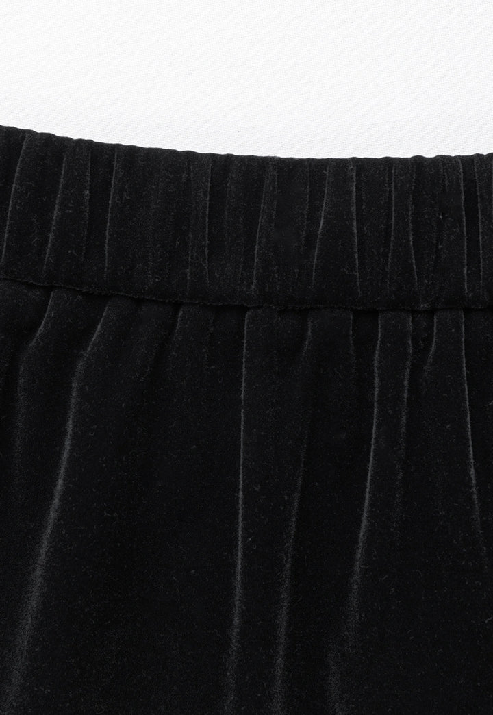 Women's Velvet Midi Skirt