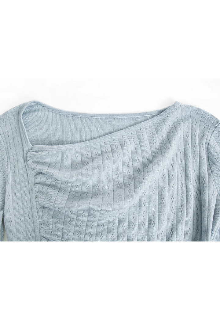 Women's Asymmetric Knit Top