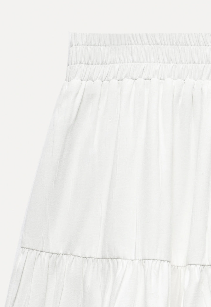 Women's Tiered Ruffle Mini Skirt – High-Waisted Flowy Skirt