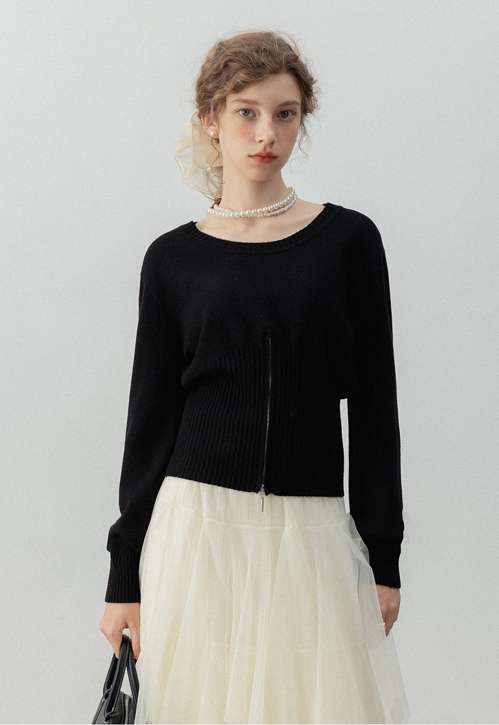 Women's Ribbed Knit Pullover