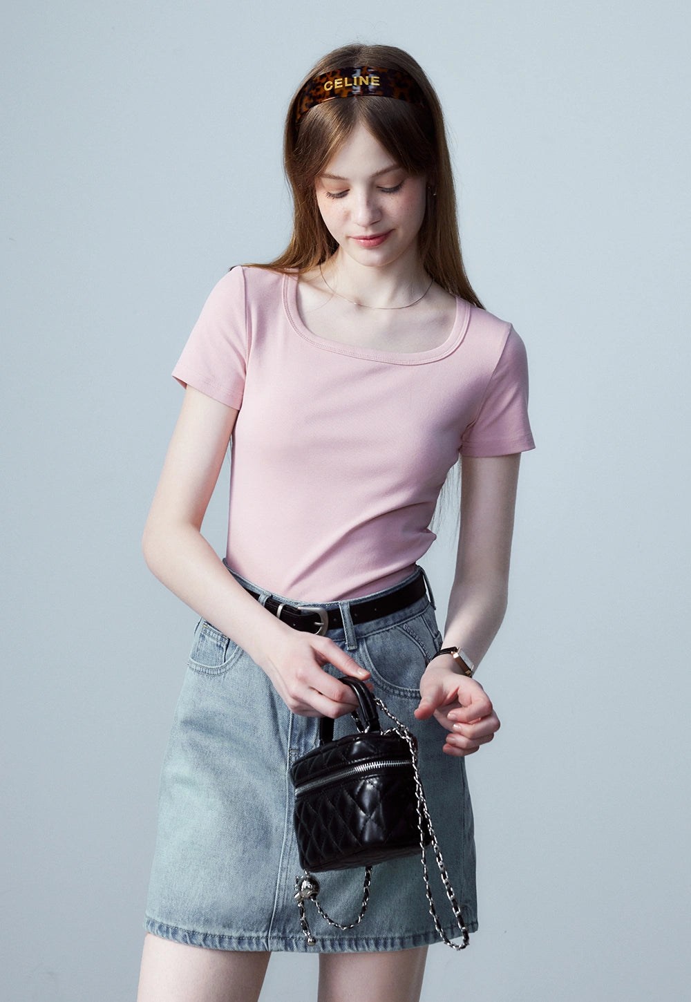 Áo crop top ngắn tay dành cho nữ