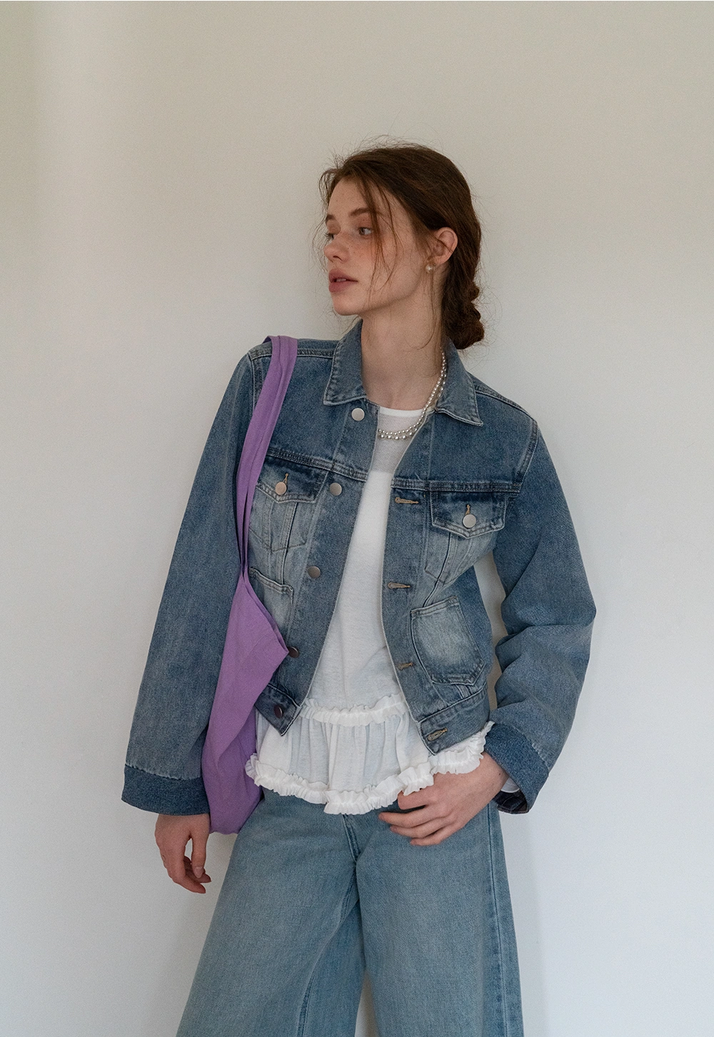 Women's Multi-Pocket Denim Jacket