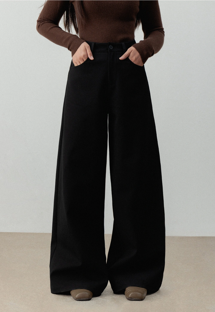 Women's High Rise Wide-Leg Pants