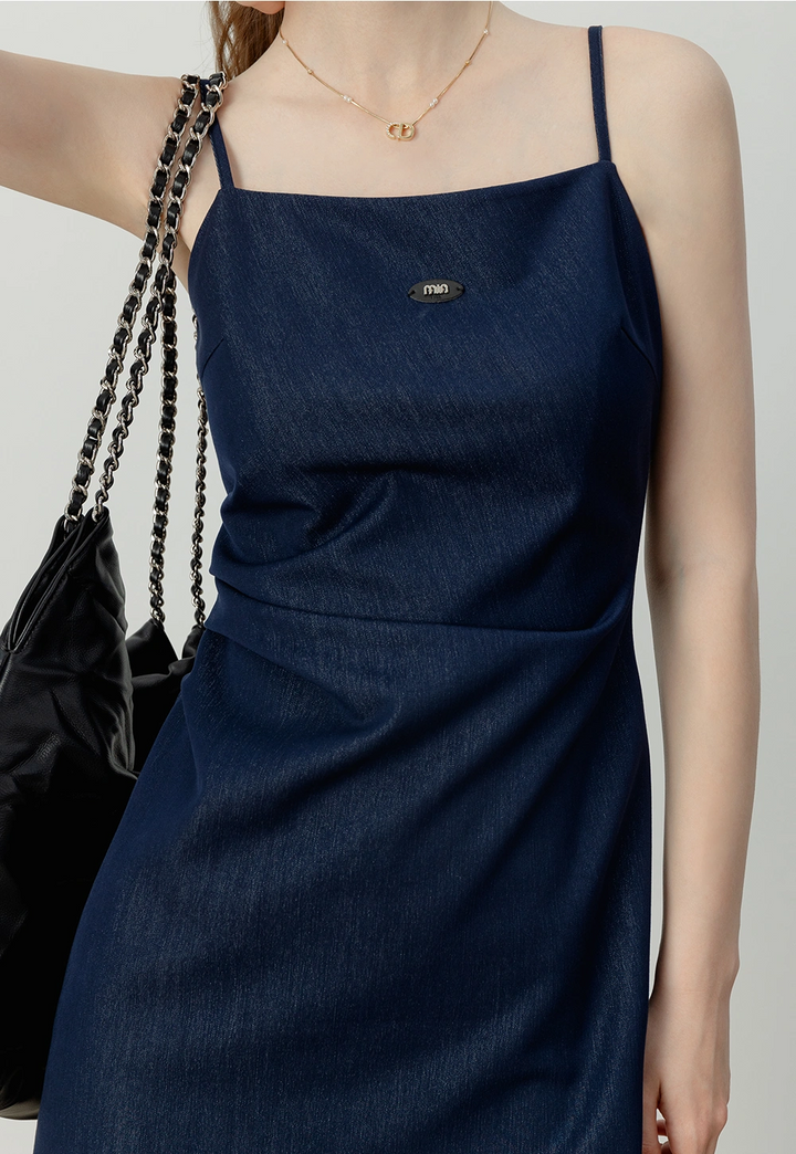 Women's Navy Slip Dress