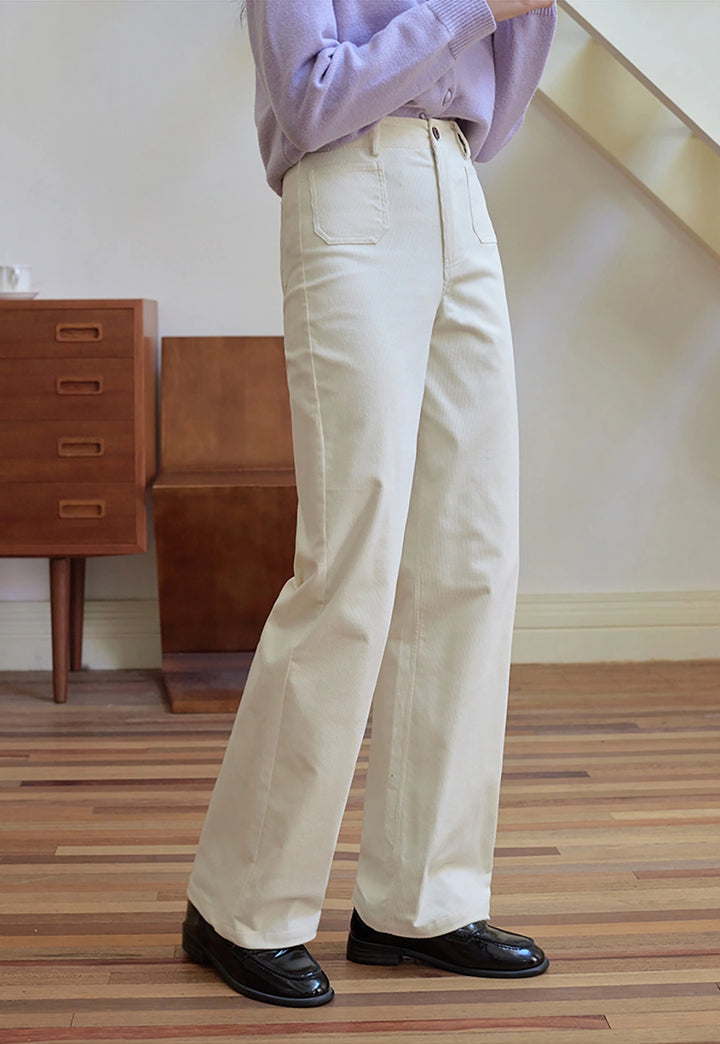 Corduroy Flare Pants