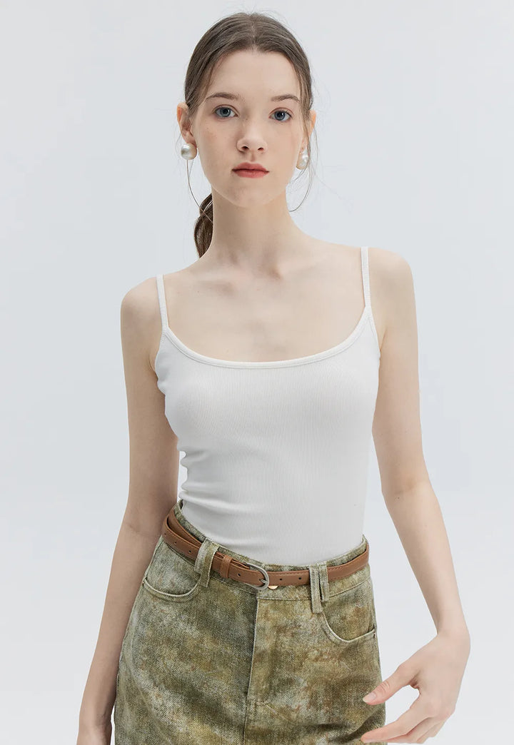 Basic-Tanktop für Damen mit U-Ausschnitt