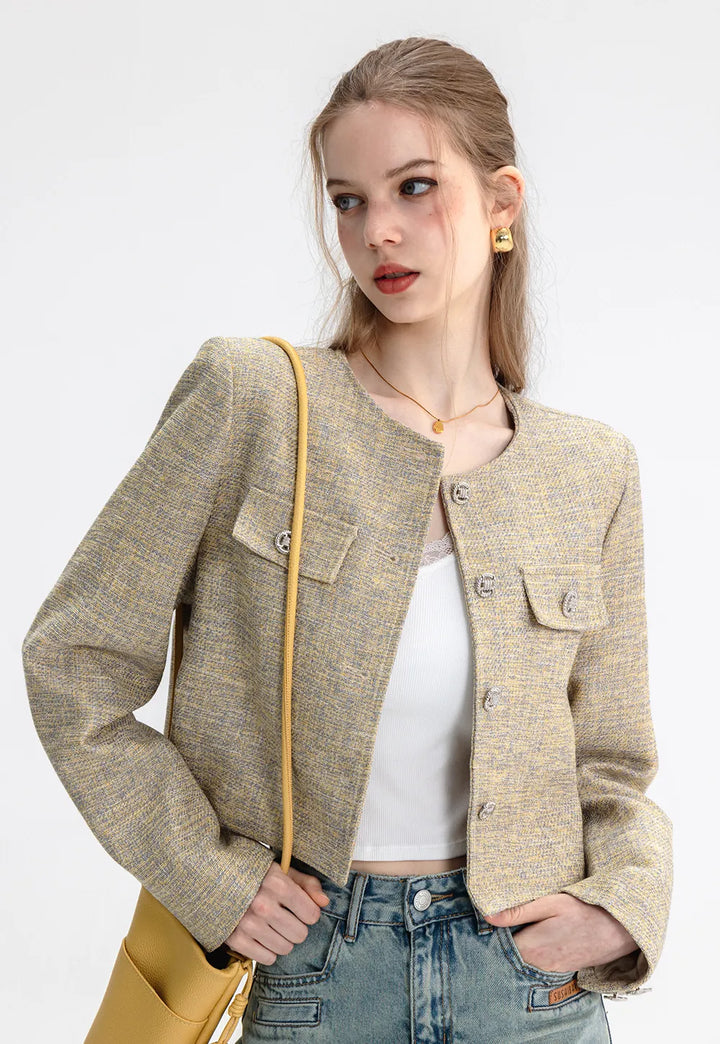 Veste intemporelle en tweed