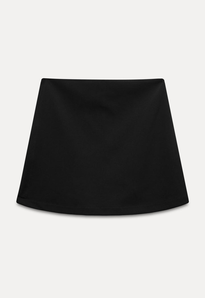 Side-Slit A-Line Midi Skirt Pants