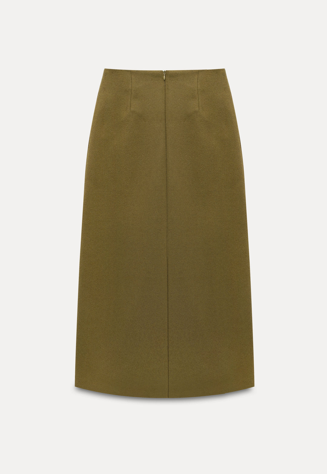 Women's High-Waisted A-Line Midi Skirt