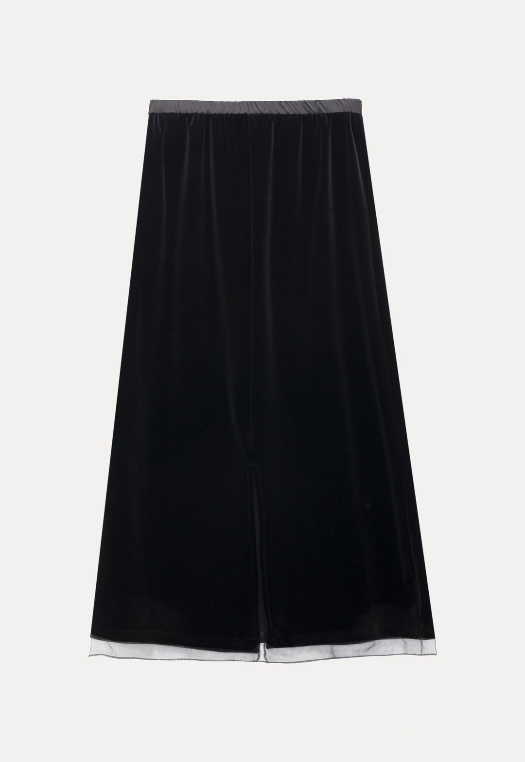 Women's Velvet A-Line Midi Skirt