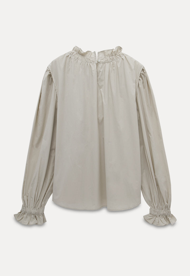 Women's Ruffle Collar Blouse