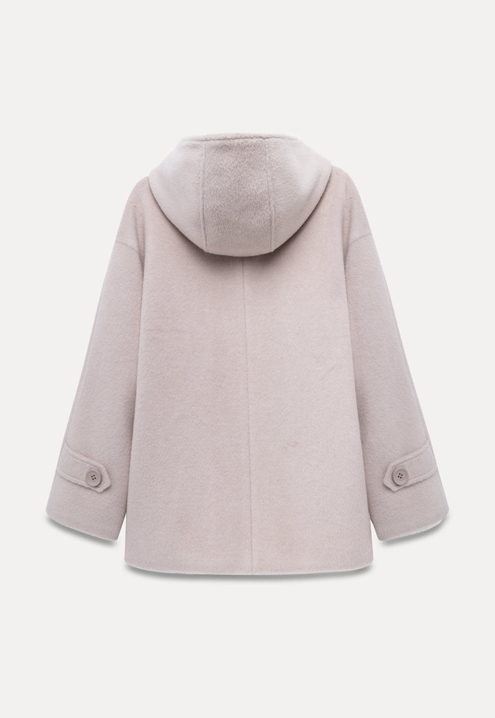 Toggle Tie Hooded Coat