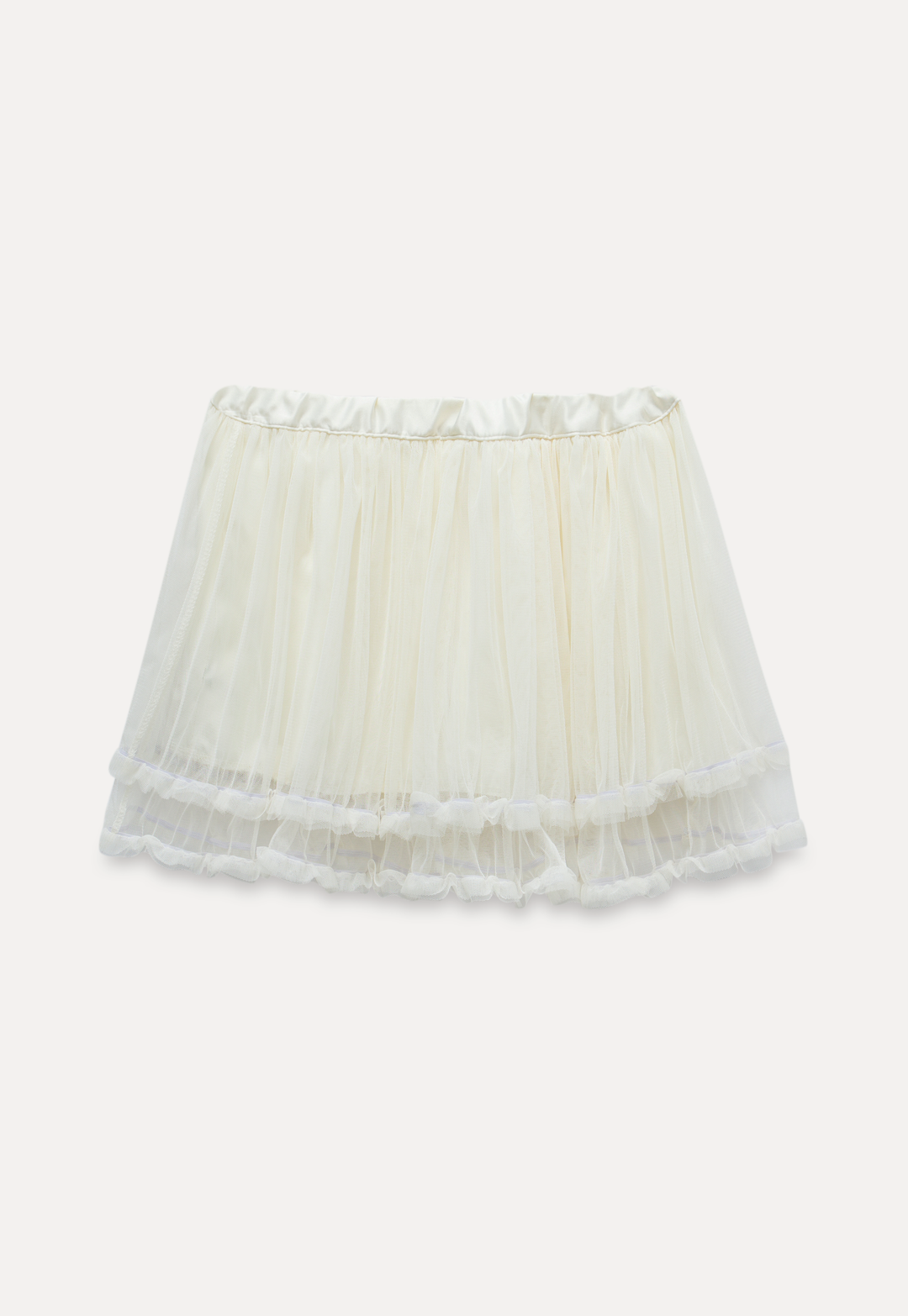 Layered Ruffle Tulle Skirt