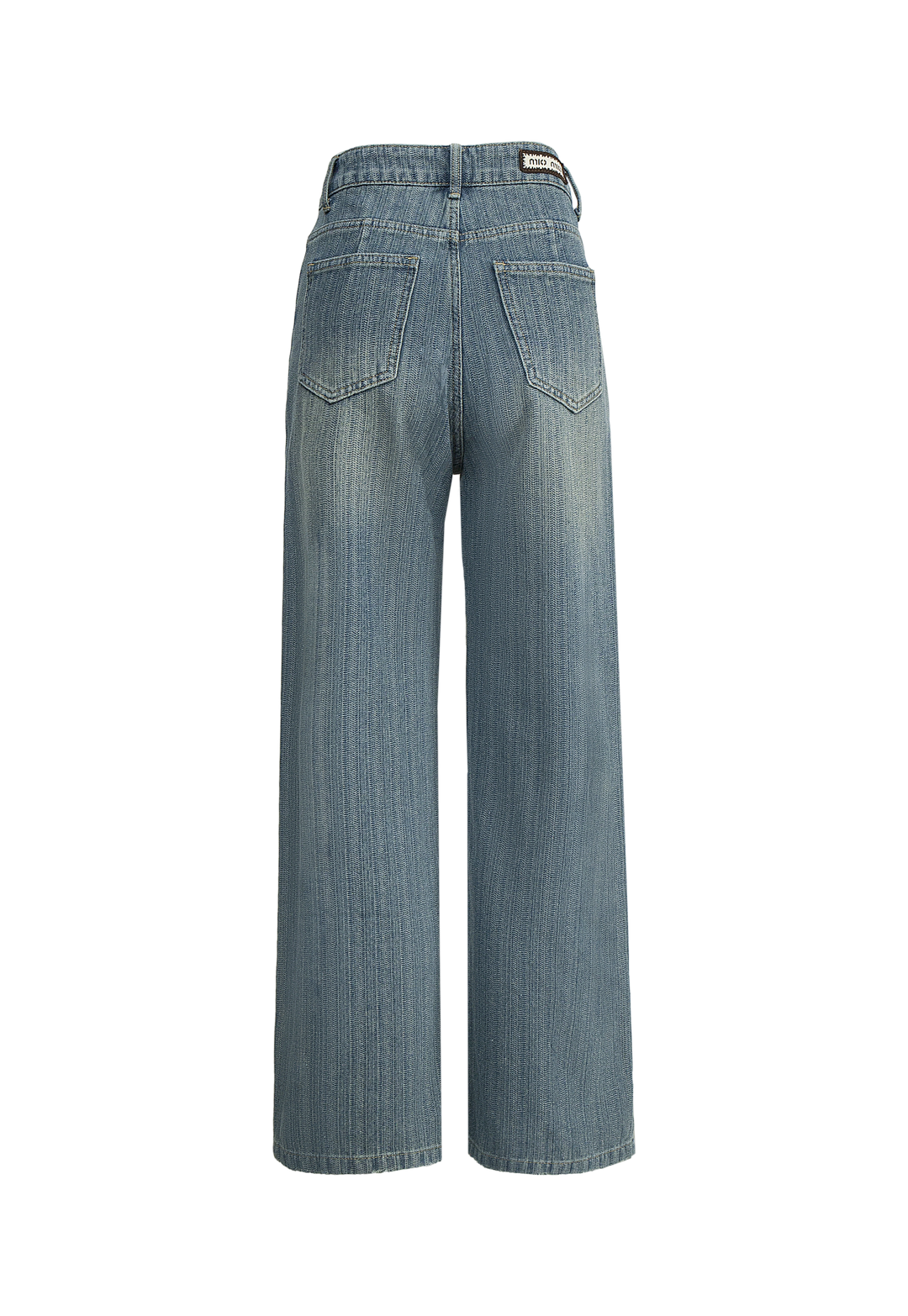 High-Waisted Wide-Leg Jeans