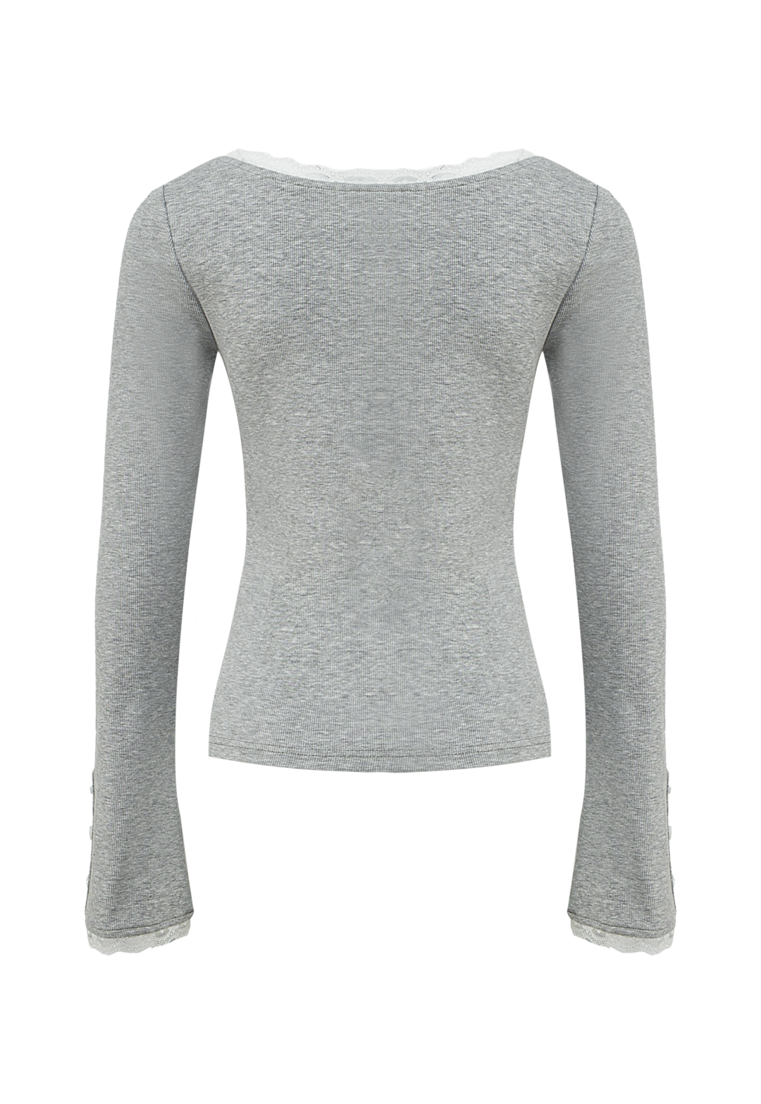 Women's Slim-Fit Long Sleeve Knit Top