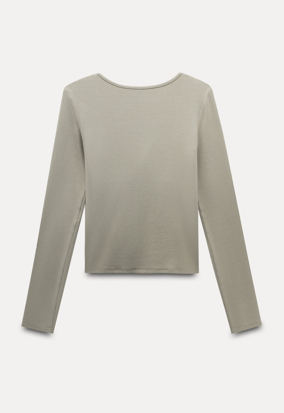 Women's Square-Neck Long-Sleeve Top