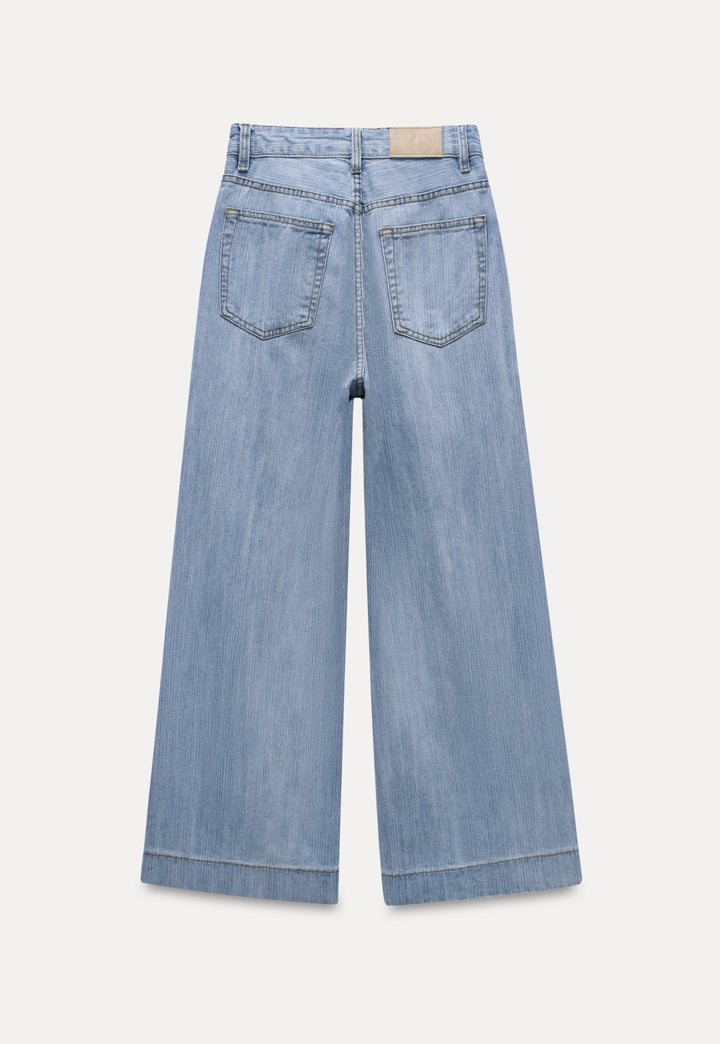 Women's Wide-Legged Denim Pants