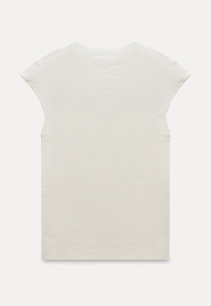 Women's Sleeveless Ribbed Top