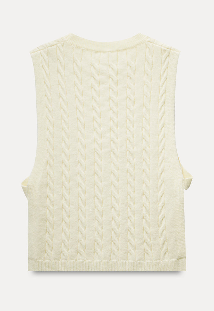 Sleeveless Knit Vest