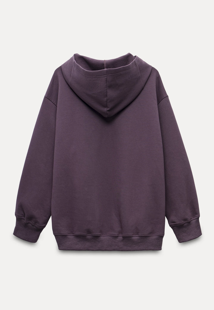 Women's Button-Up Hoodie – Oversized Pullover Sweatshirt