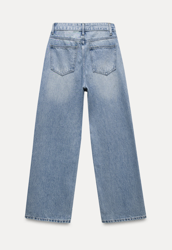 High-Waist Wide-Leg Jeans